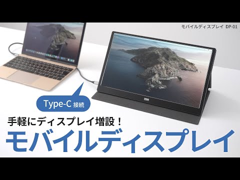 USB-C接続 PCモニター DP-01 [15.6型 /フルHD(1920×1080