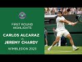 World No.1 On Top Form | Carlos Alcaraz vs Jeremy Chardy | First Round Highlights | Wimbledon 2023