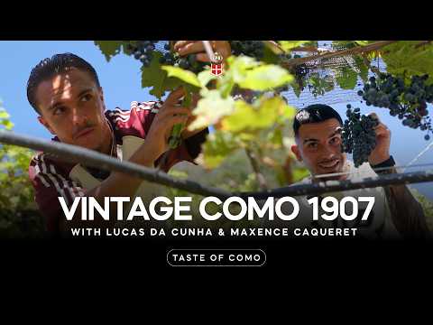French Footballers Try Italian Winemaking | TASTE OF COMO | #como1907 #wine #making