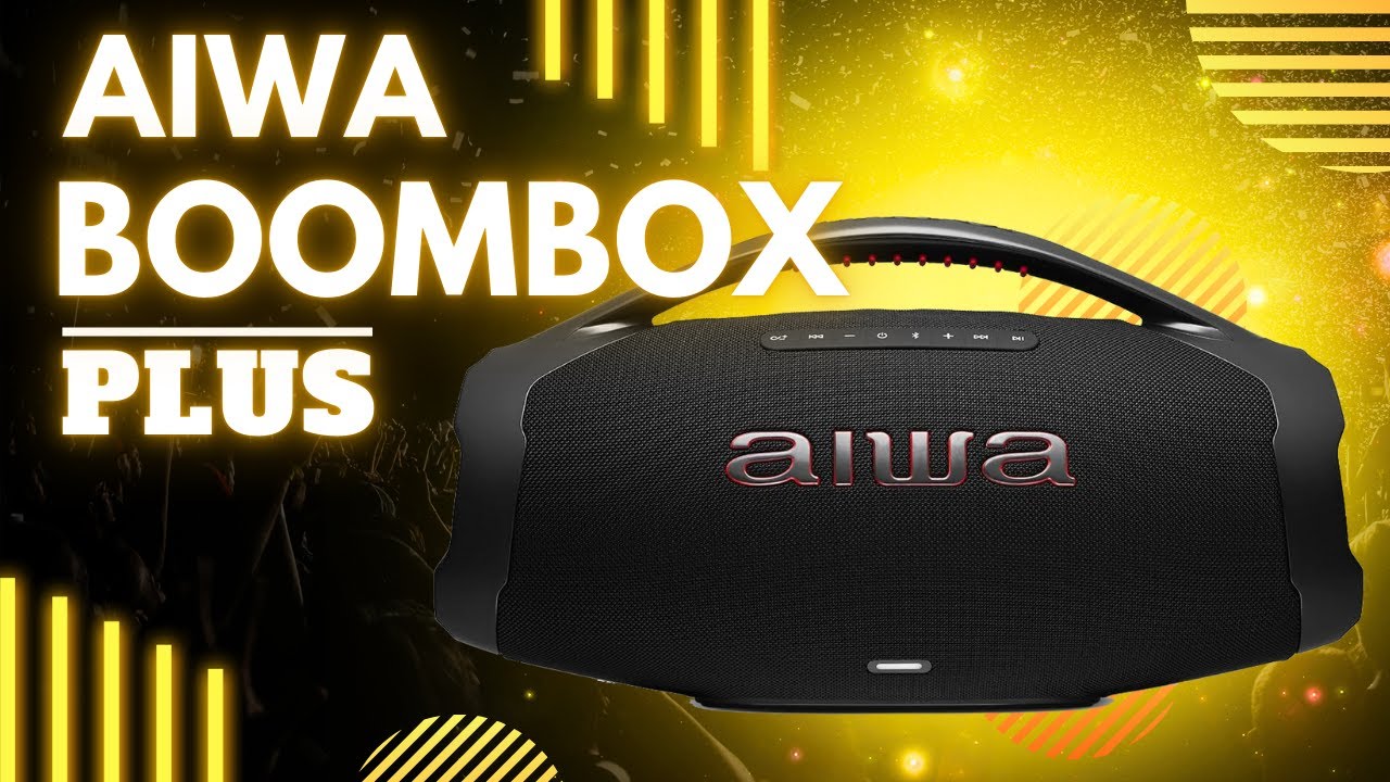 INCRÍVEL! Caixa de som AIWA BOOMBOX PLUS BBS com 200W RMS!