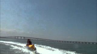 Spring Break 2013 South Padre Inertia Tours Side Trip - Banana Boat Ride