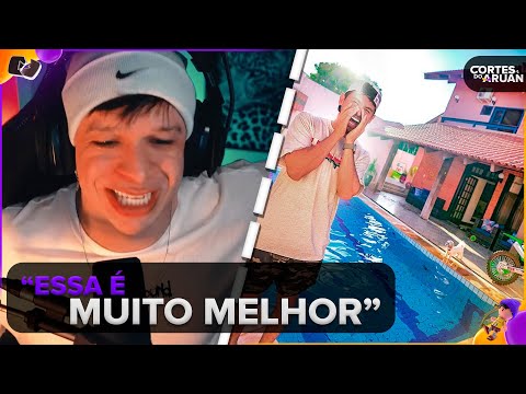 ARUAN REAGE: ESSA É A CASA NOVA DOS MEUS PAIS (RENAN FIORINI) - Cortes do Aruan