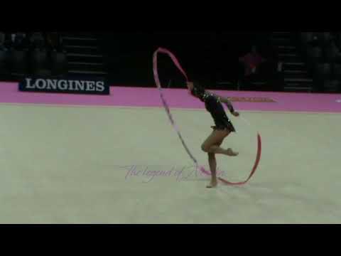 Natalia GARCIA TIMOFEEVA (ESP) ribbon - 2011 Montpellier worlds qualifs