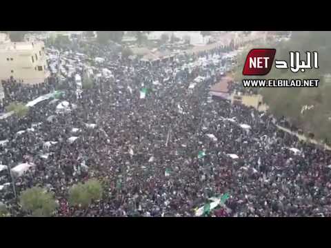 الجزائر.. الجزائر : صوت الملايين يصدح في سماء الجزائر .. “ملايين” الجزائريين في الشارع للجمعة السابعة للمطالبة بتغيير النظام ..شاهد فيديو