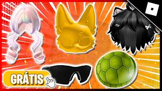 COMO PEGAR 12 ITENS GRÁTIS NO ROBLOX E CÓDIGOS DE ITENS GRÁTIS NO ROBLOX