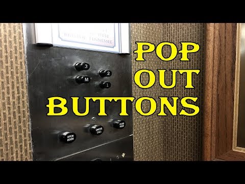 Epic Otis Traction Elevator With Pop Out Buttons at The Foundation Event Center Bristol, TN