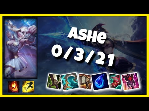 Ashe Challenger Gameplay S11 Replay 11.1 Support (0/3/21) - NA