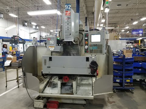 Haas TM 1 CNC Toolroom Mill with 10 Station Tool Changer, Rigid Tapping, Coolant Tank and More!