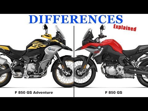 BMW F850GS vs F850GS Adventure