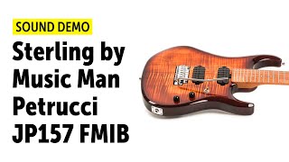 Video thumbnail for Sterling by Music Man Petrucci JP157 FMIB - Sound Demo (no talking) by Guitar Bonedo