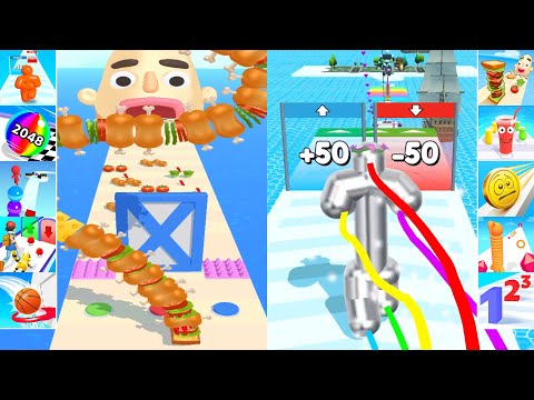 ✅ Top Satisfying Games - Sandwich Runner Vs Tall Man Run - New Update
