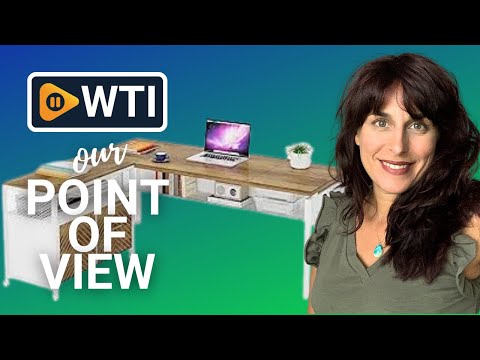 63"" L Shaped Executive Computer Desk - WTI product video review