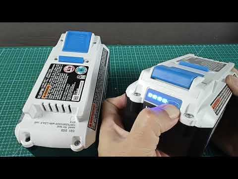 Hart 40v Battery Blinking Blue