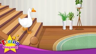 Goosey Goosey Gander - English Nursery Rhyme - Children's song with lyrics - English music For Kids
