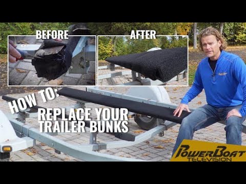 How to Restore and Replace Your Trailer Bunks | PowerBoat TV DIY