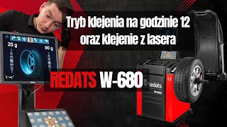 Tryb klejenia na godzinie 12. oraz klejenie z lasera - wyważarka REDATS W-680 w akcji!