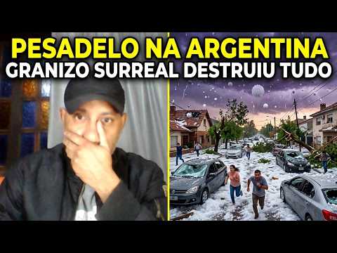 TEMPESTADES BRUTAIS COM GRANIZO COLOSSAL DEVASTA PROVÍNCIAS DA ARGENTINA!
