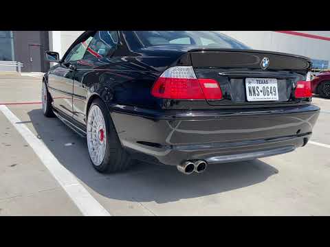 2006 BMW 330CI Borla Catback exhaust (sound)