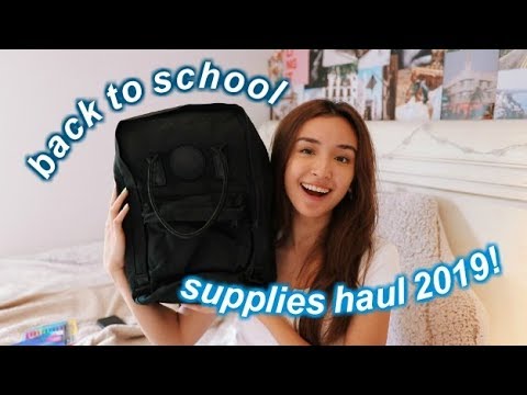 BACK TO SCHOOL SUPPLIES HAUL 2019! what's in my backpack!