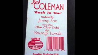 Jo Coleman - Back To You (Original Vocal)