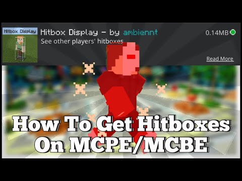 XVGoat - How To Get **HITBOXES** On MCPE/MCBE (Texture Pack)