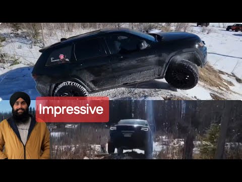 Winter Beast Mode!!! Jeep Grand Cherokee Wk2 Off Roading In Snow unstoppable.....