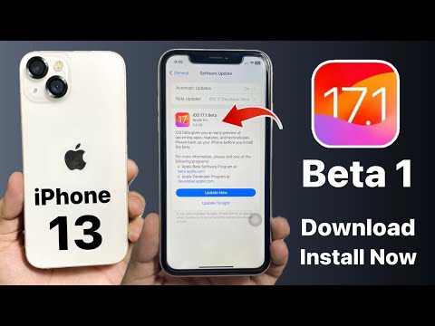 iOS 17.1 Beta1 New update iPhone 13 - How to Install on iPhone 13 iOS 17.1 Beta 1