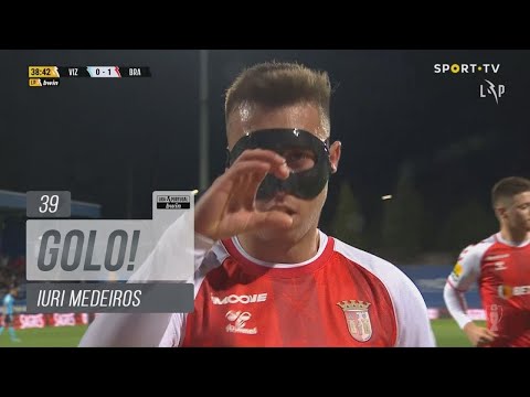 Goal | Golo Iuri Medeiros: FC Vizela 0-(1) SC Braga (Liga 21/22 #29)