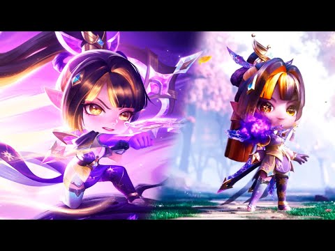 Vayne Prestige Spirit Blossom Chibi Cinematic - TFT: Golden Spatula