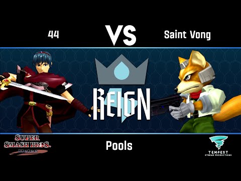 44 (Marth) vs Saint Vong (Fox) - Pools - Reign 7