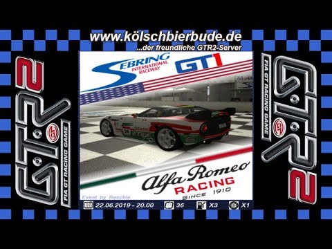 Kölschbierbude.de GTR2 Simracing:  FERRARI GT1 @ Sebring