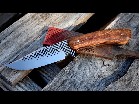 Knife Making: Turning a rusty rasp into a gorgeous knife!