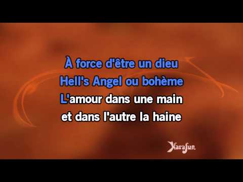 Karaoké J'ai oublié de vivre - Johnny Hallyday *