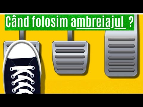 Ambreiaj frână , sau frână  ambreiaj  ? Școala de șoferi