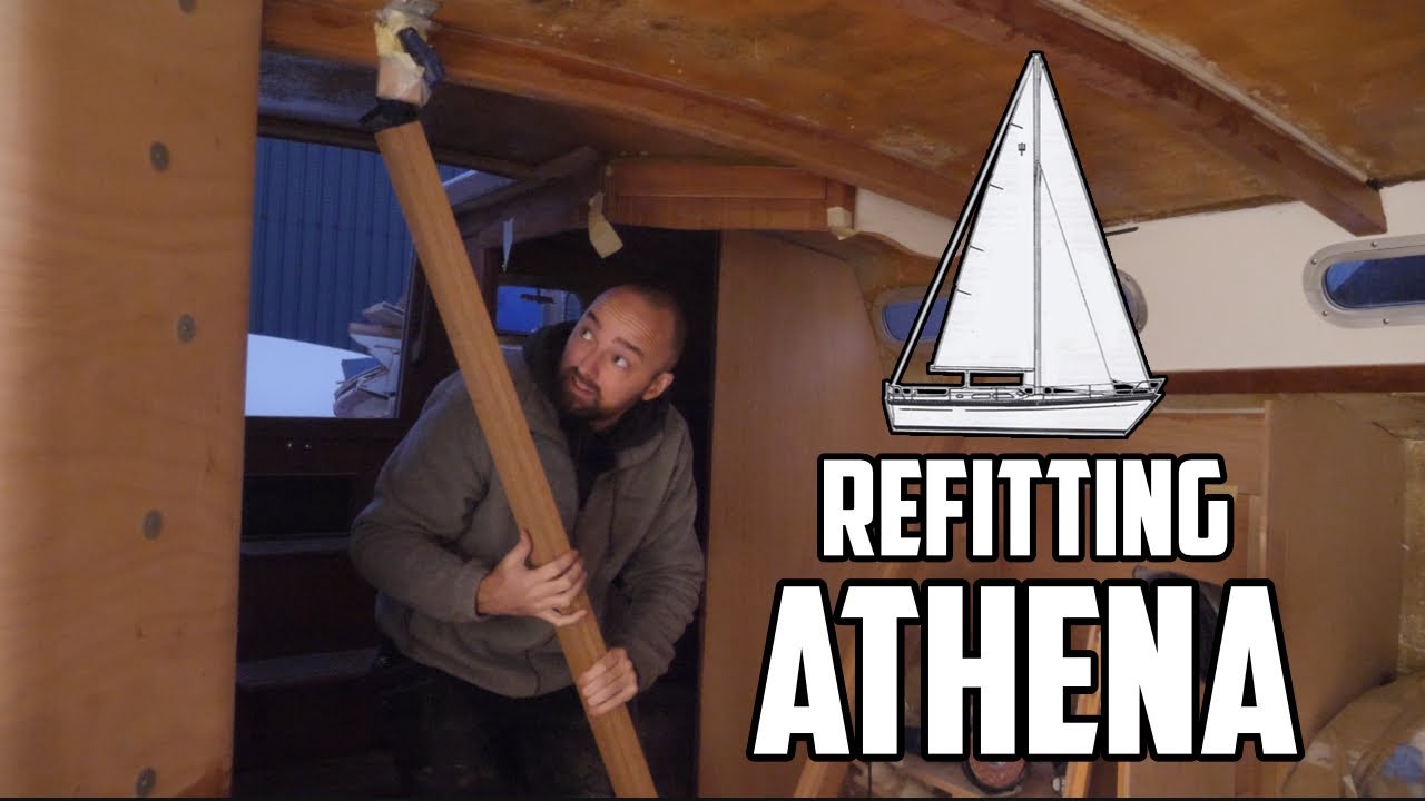 Sail Life - Laminated beam and trim - DIY sailboat repair