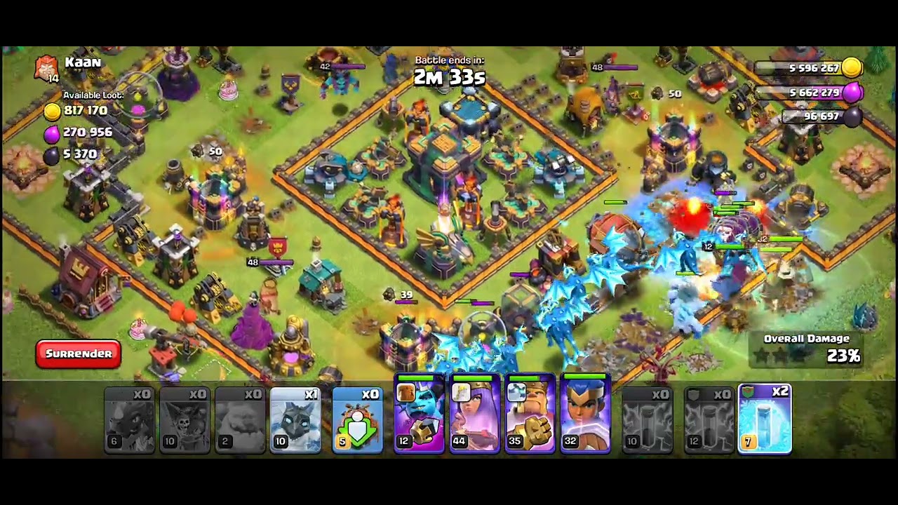 Clash of Clans Easy Attack Bases Gameplay