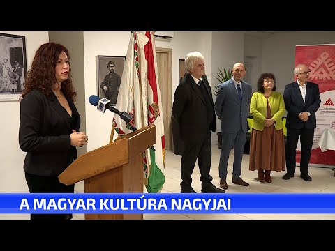 A Magyar Kultúra Nagyjai - kiállítás Dánszentmiklóson