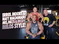 ERROL MOORE & MATT MALDONADO-ABS, DELTS & BICEPS MILOS STYLE! (FULL WORKOUT)