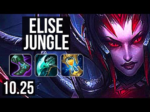 ELISE vs NIDALEE (JUNGLE) | 71% winrate, 9/2/8 | KR Master | v10.25