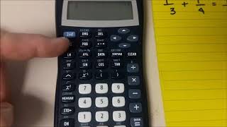 How to Convert Decimal Format to a Fraction on a Scientific Calculator.