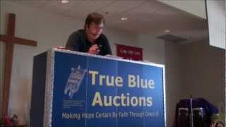 Skip Dreibelbis Sharing Message At Auction