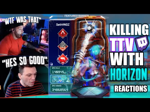 #1 Horizon in Apex Legends Killing STREAMERS with HILARIOUS Reactions...
