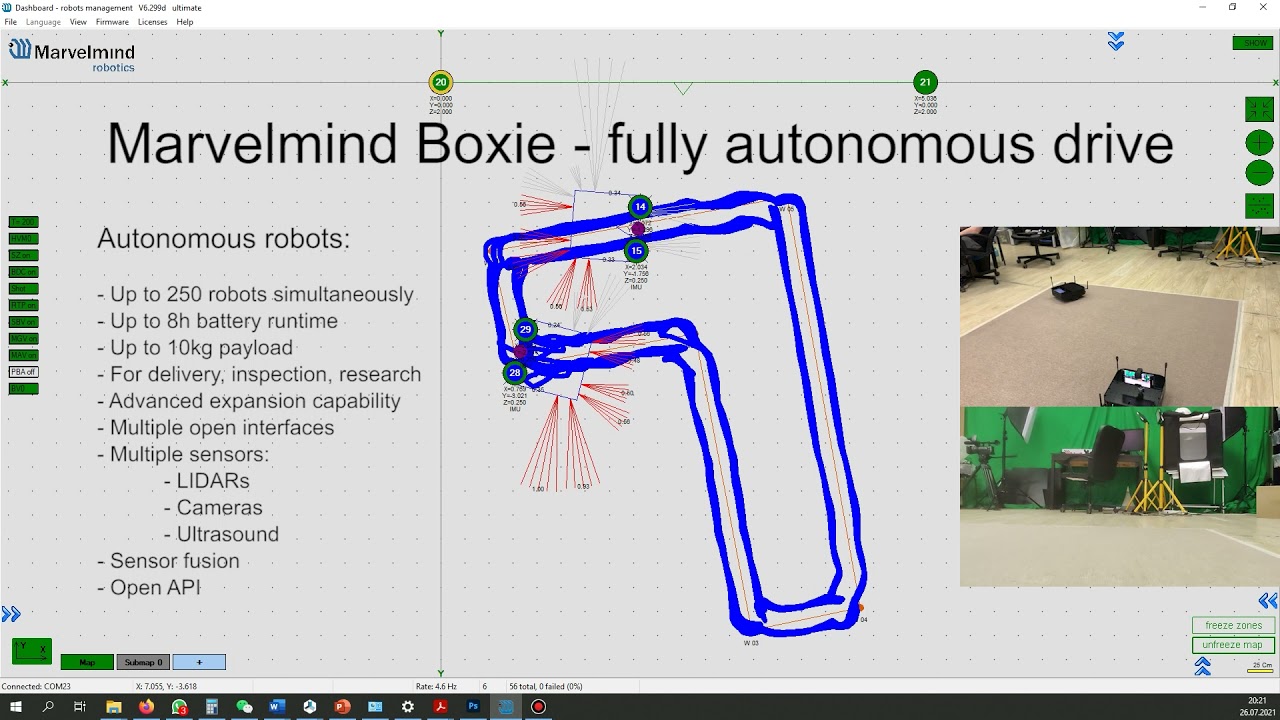 自律移動ロボット向け屋内測位システム