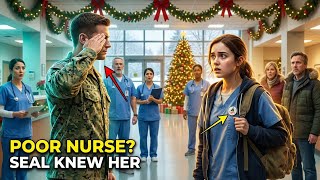 Mocked as the Poor Nurse... Until the SEAL Saw Her Christmas Badge