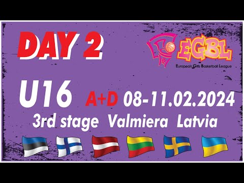 DAY2 A+D 12:00 Malbas : Ukraine , Feb 10th | EGBL U16 stage 3  2023/24