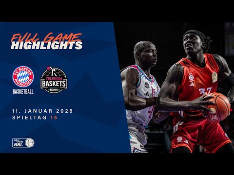 FC Bayern München Basketball vs. Telekom Baskets Bonn - Full Game Highlights - Spieltag 15, 25/26