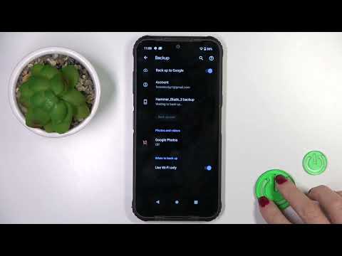 How to Activate Google Backup on Hammer Blade 3