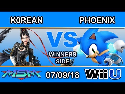 MSM 154 - GSM Brult | K0rean (Bayonetta) Vs. Phoenix(Sonic) Winners Round 3 - Smash 4