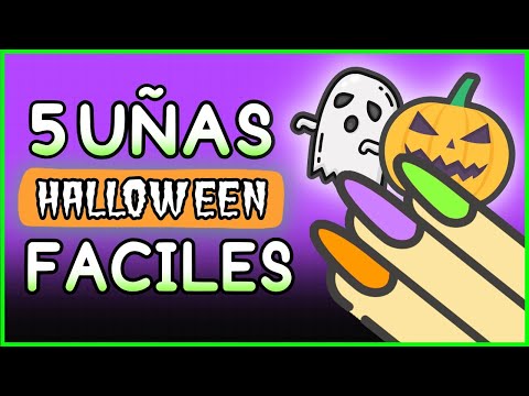 5 EASY AND FAST MANICURES FOR HALLOWEEN 👻 2024 🎃