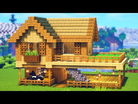 Minecraft - Tutorial on Making a Simple Starter House/Survival House !